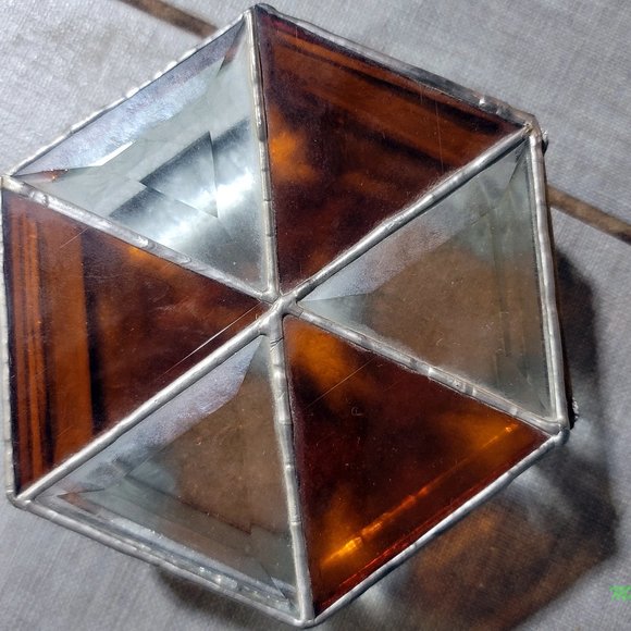 Stained Glass Trinket Jewelry Box - Picture 4 of 7